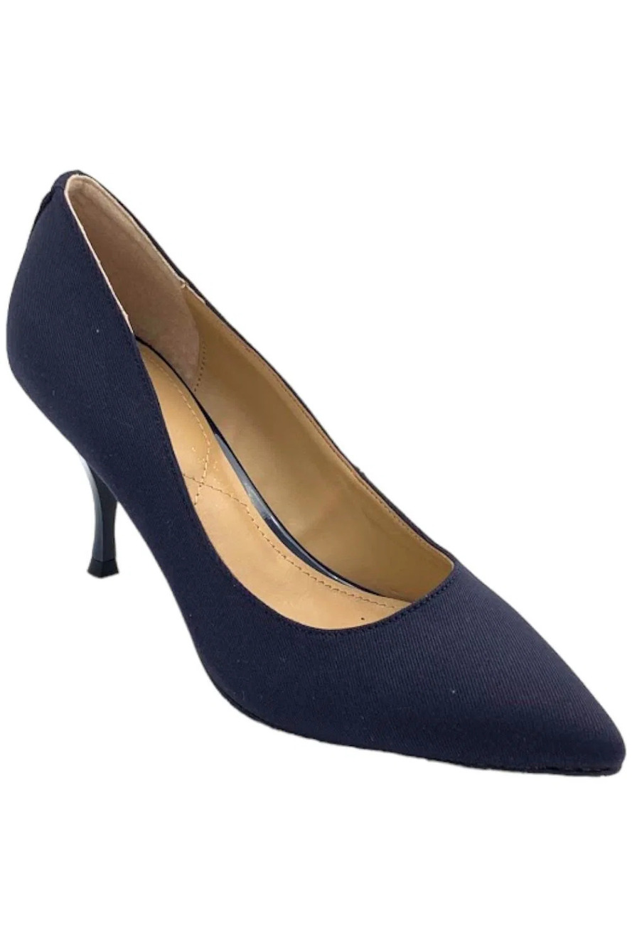 NYDJ Denim Pointed Toe Pumps Evie Indigo - Medium